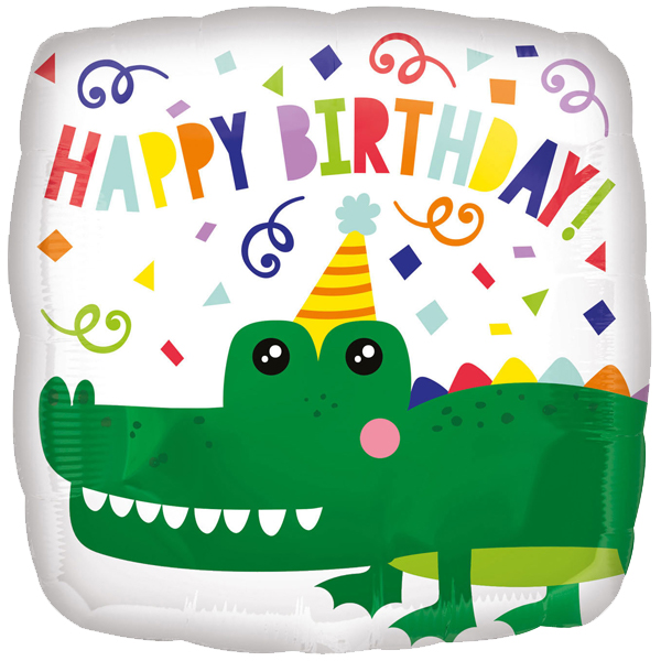 DeBallonnensite Gator Happy Birthday