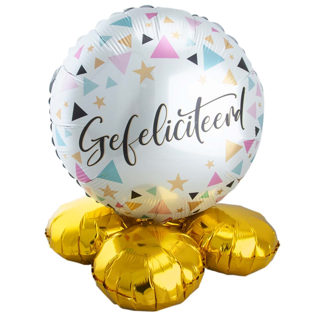 Gefeliciteerd ballon cadeau